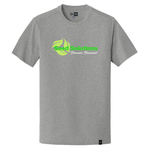 Seed Solutions Front Print on a New Era ® - Heritage Blend Crew Tee Thumbnail