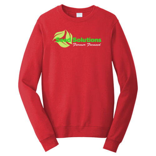 Seed Solutions Front Print on a Port & Co ® - Fan Favorite Fleece Crewneck Sweatshirt Thumbnail
