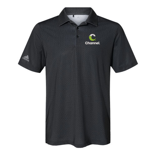 Channel Logo Left Chest Embroidery on a Adidas ® - Men's Ultimate365 Diamond Dot Print Polo Thumbnail