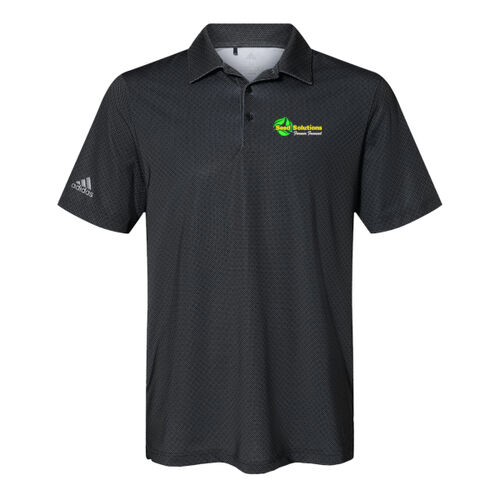 Seed Solutions Left Chest Embroidery on a Adidas ® - Men's Ultimate365 Diamond Dot Print Polo Thumbnail